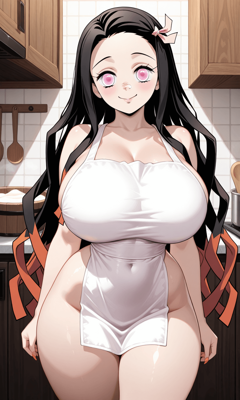 Zenitsu recoils inside a hall of warped mirrors